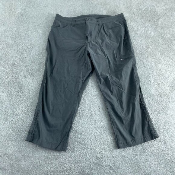 Eddie Bauer Pants - Eddie Bauer Womens Capri Pants Size 10 Gray Nylon & Elastane 4967